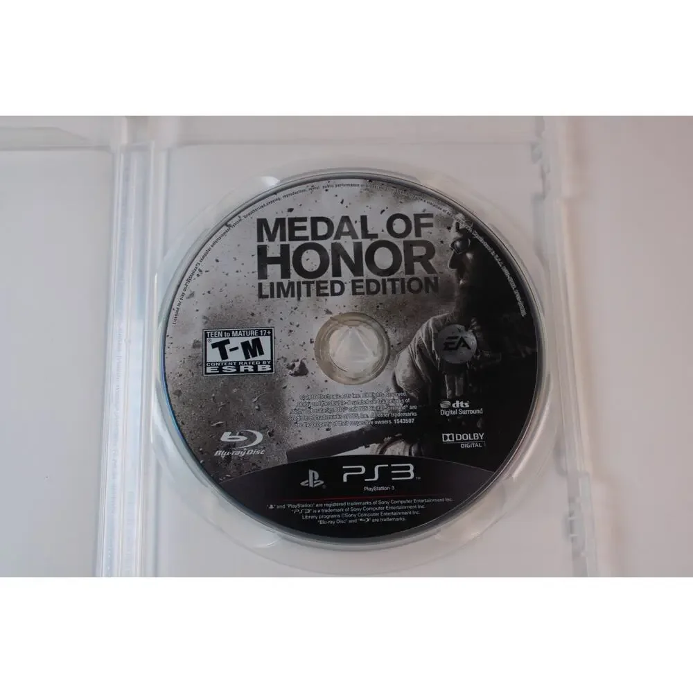 Medal of Honor (Sony PlayStation 3, 2010, PS3) Authentic, Tested/works